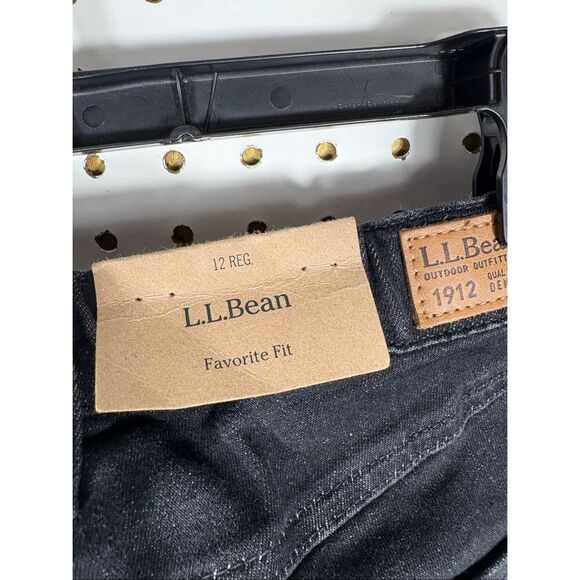 L.L Bean woman’s flex pull on jeans size 12 - Picture 8 of 11
